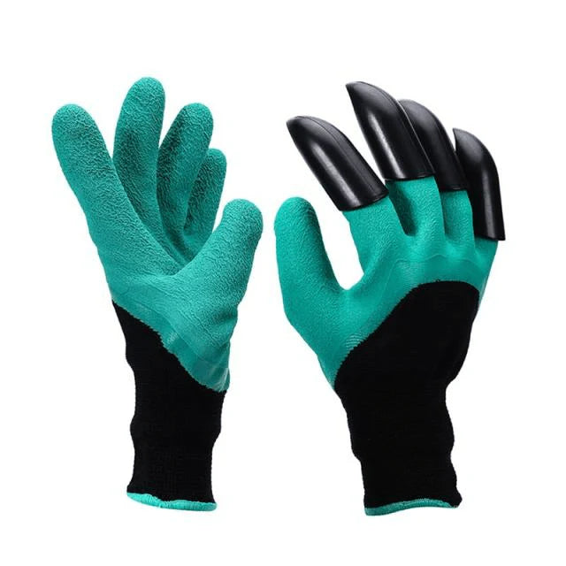 Digging Planting Waterproof Garden Gloves With Claws (1 Pair )