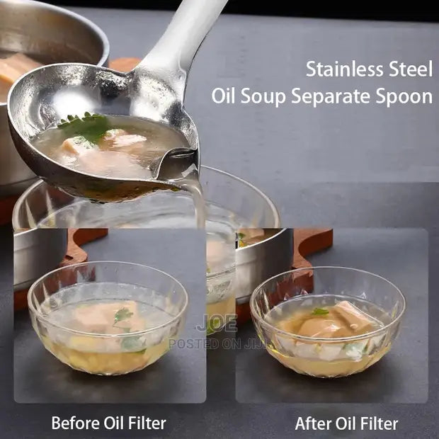 STAINLESS STEEL OIL FILTER SPOON