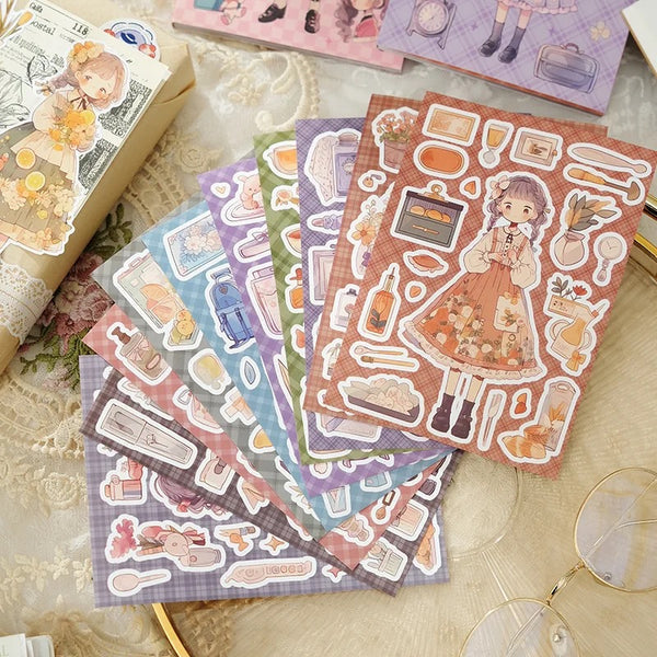 Girly Deco Stickers Book