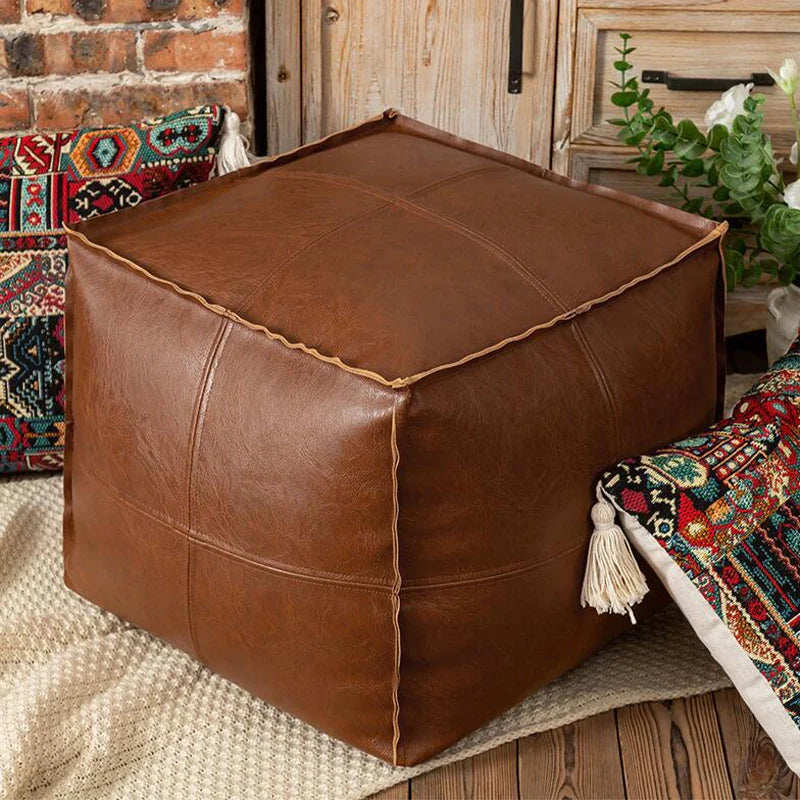 Leather Cushion storage bag