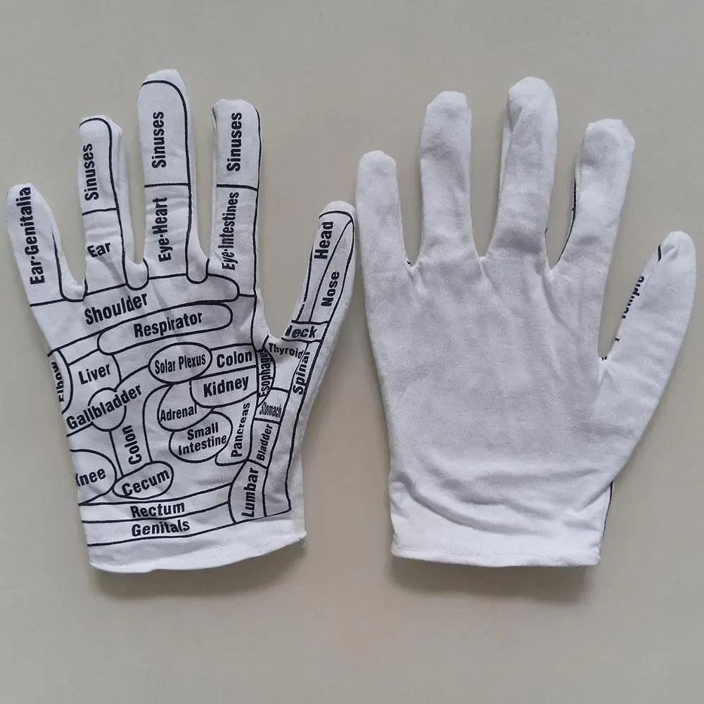 Gloves Hand Reflexology Tools