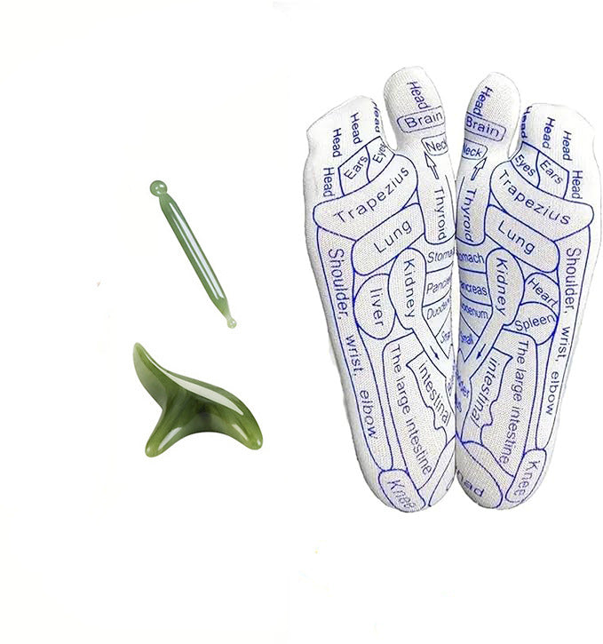 Foot Massage Acupressure Socks (SOCKS + STICK)