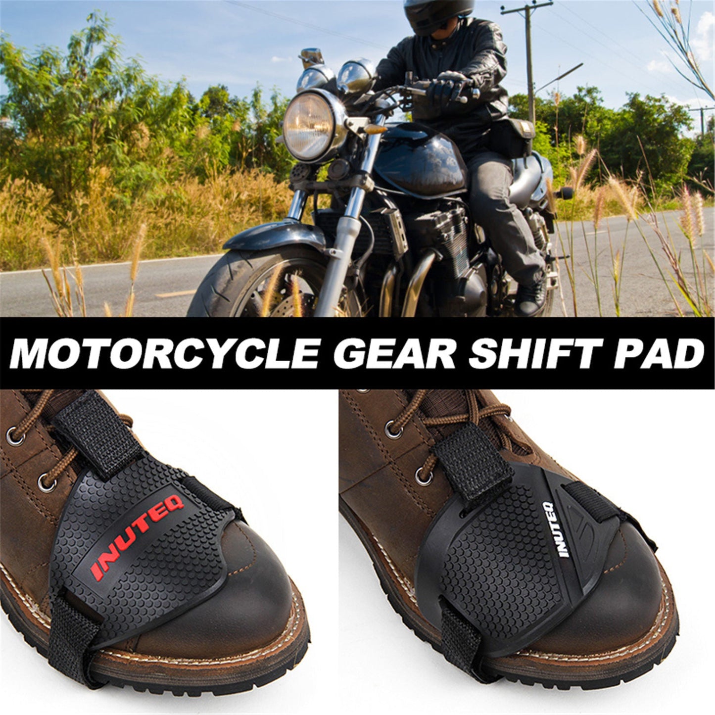 Pair Of Shoe Protector Gear Shift Pad Cover