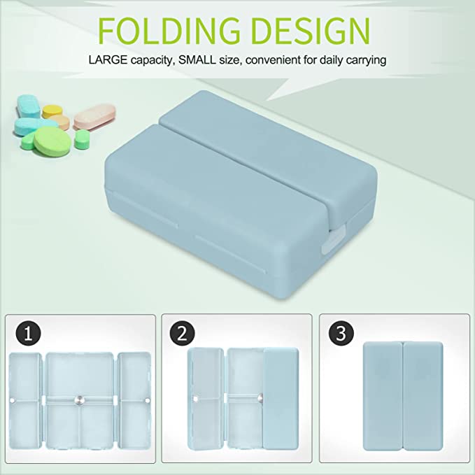 7 Compartments Portable Pill Case